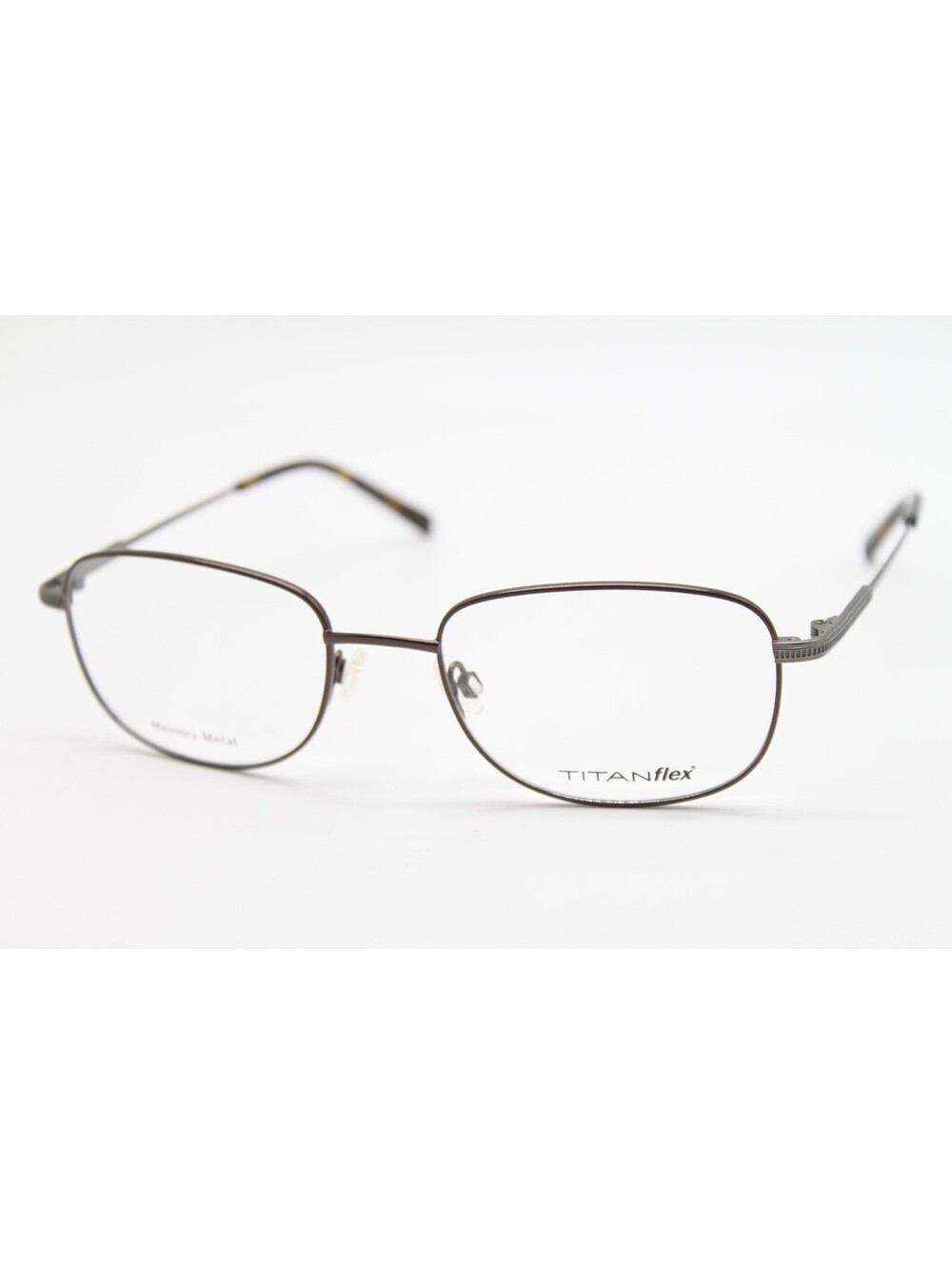 NEW TITANFLEX M998 BRN BROWN GUNMETAL AUTHENTIC EYEGLASSES 53-19
